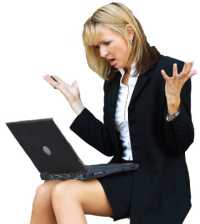 Computer Failure Gal
